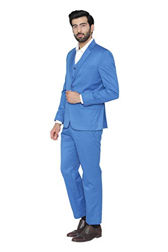 Image of WINTAGE Men's Polyester Cotton and Evening 3 Pc Suit
