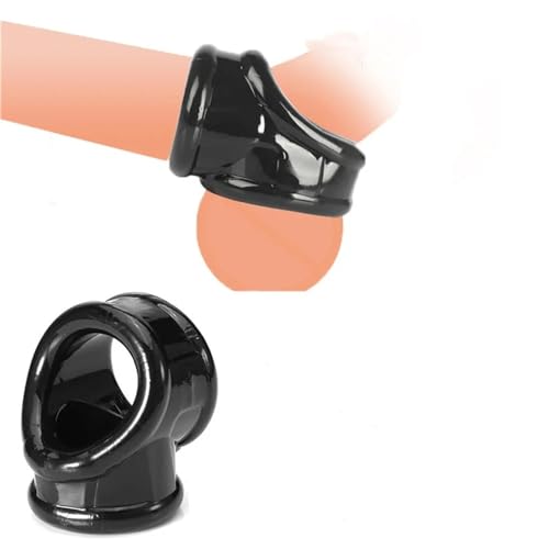La bague extensible noire pour hommes prolonge la durée de vie.