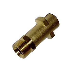 Brass Bayonet Adaptor M22 for Kärcher K2-K7 Pressure Washer from ONE! Made in Germany
