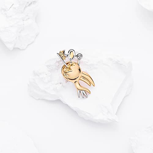 Image of Plikin 2pcs Dental Teeth Pins Brooch Medical Dentist Lapel Backpack Toothbrush Oral Care 14K Gold Plated Silver Pins Badge for Doctors Nurses