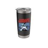 Jaws 50th Anniversary Logo Front & Back Stainless Steel Insulated Tumbler