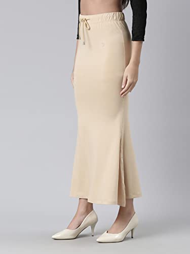 Image of TWIN BIRDS Saree Shapewear for Women | Super Soft Viscose Elastane Saree Petticoat Skirt | Stretchable & Comfortable SareeShaper