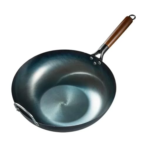 Wok Pan 13.5" Woks and Stir Fry Pans Blue Iron miniatura 1