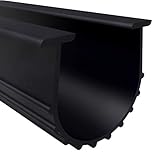 Garage Door U-Bottom Weather Stripping Rubber Seal Strip Replacement, Weatherproofing Universal...