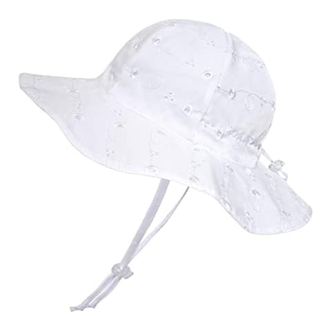 jerague Baby Girl Sun Hat White Cover