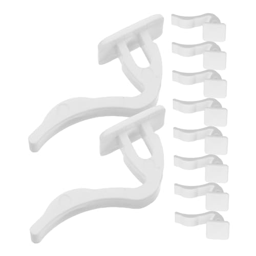 SOLUSTRE 10 Pièces Clips de Support Plastique pour Radiateur Résistants Chaleur Accessoires de Suspension et Fixation pour Cache Radiateur et Durite