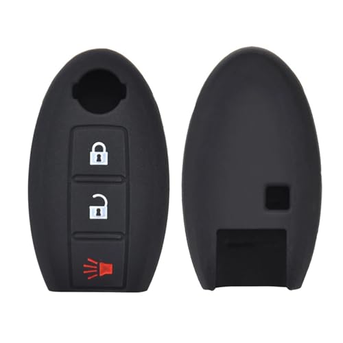Housse de protection pour clé Nissan à 3 boutons compatible Qashqai X-Trail Micra - 3