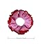 Hair Ties For Women's Hair,Handmade Cotton Flower Hair Rope,Colorful Flower Elastic Hair Bands,Crochet Cute Hair Accessories for Women (red)