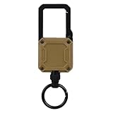 [Cociliye]強力耐荷重1kg 磁気式リールホルダー｜70cm伸縮 カラビナ 釣り用｜インダストルデザイン 鍵・工具をガッチリ保持｜アウトドア装備 プレゼント