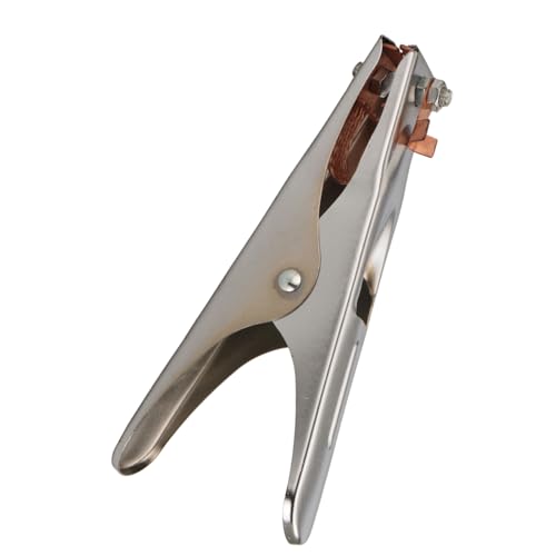 ohohulo Electric Welding Machine Ground Clip 300A Earth Clamp for Metalwork Construction Stable Conductivity Automotive Repairs