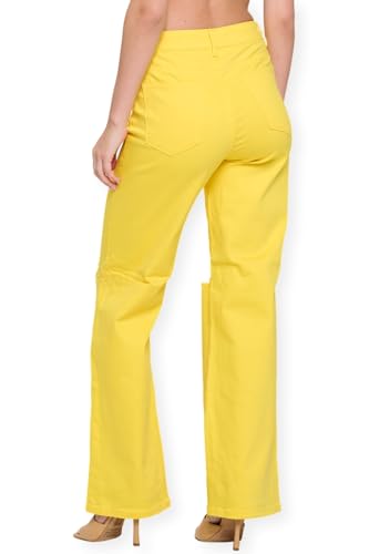 High Rise Super Stretchy Wide Leg Pants for Women – Flowy, Comfortable Fit with Elastic Waist – Multiple Colors2