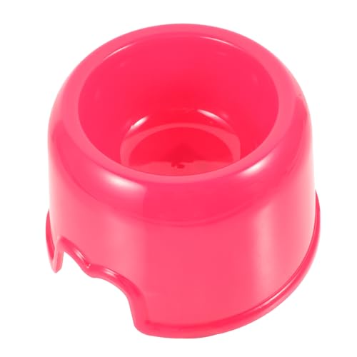 BELLIFFY Cute Plastic Dog Bowl Candy Pet Food Bowl Large Capacity Stable Base and Easy Cleaning