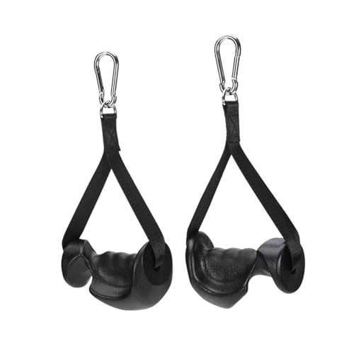 Kaeltsyn Paquete de 2 bandas de resistencia ergonómicas grandes para entrenamiento de fuerza, equipo de entrenamiento, ejercicio, suspensión, agarre