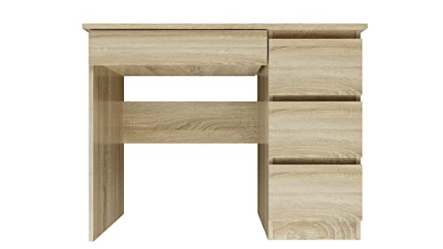 CDF MESO - Straight desk modern style teenager's study/bedroom - 98x51x76 cm - 4 drawers