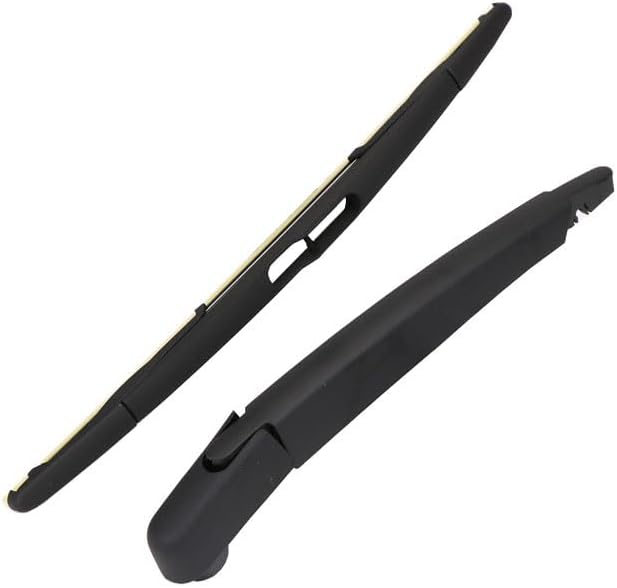 Car Rear Windshield Wiper Arm for Renault Clio III 2005-2011, Back Wiper Arm Blade Set Rubber Cleaning Window Replacements Parts