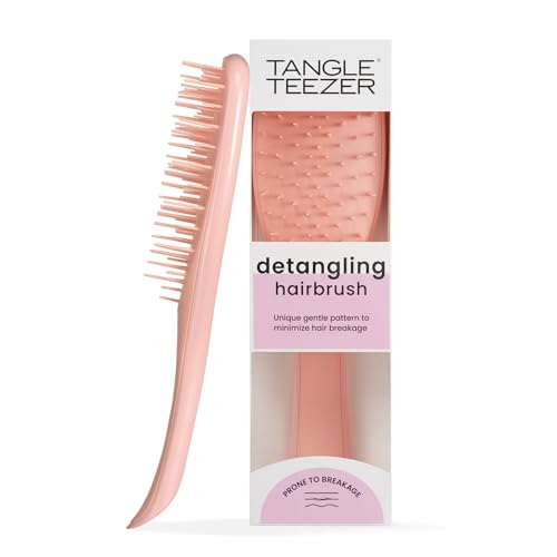 Tangle Teezer Ultimate Detangler Extra Douce, Brosse à Cheveux pour Cheveux Secs et Mouillés, Picots Espacés pour un Démêlage Efficace en Douceur, moins de Chute des cheveux et de Casse, Safran