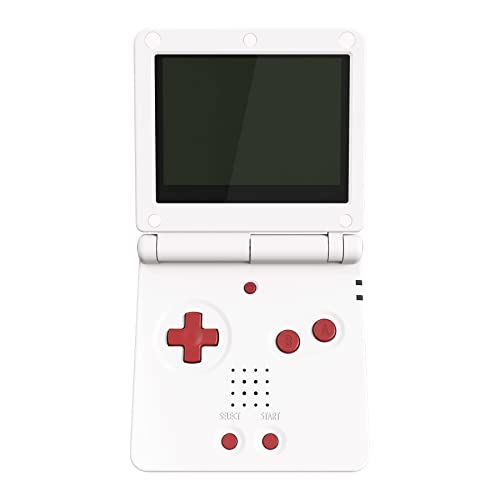 Image of eXtremeRate Monster Red Custom Full Set Buttons for Gameboy Advance SP, Replacement A B L R Button Power On Off Volume Button D-pad Key for GBA SP Console - Console NOT Included