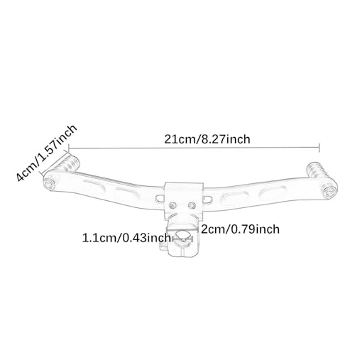 Kick démarrage moto instable ? Solution universelle avec levier de vitesse et pédale repose-pieds