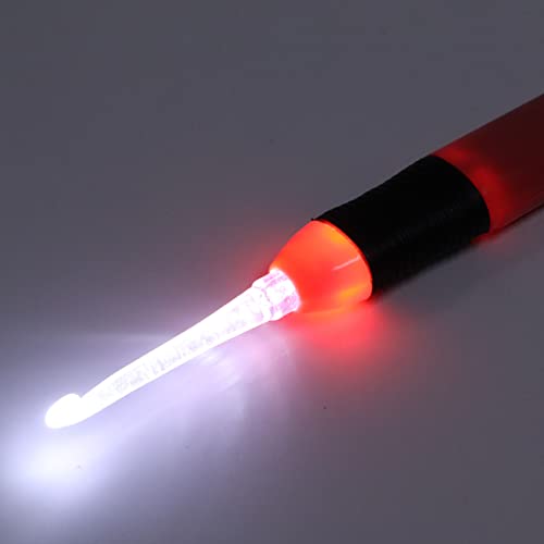 Ganchos de ganchillo LED de 2.5-3.5 mm ligeros y cómodos para tejer suéteres en casa 3
