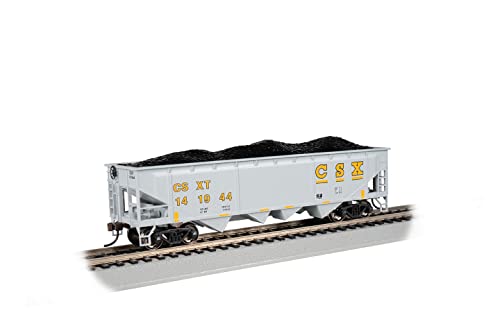 Bachmann Trains - 40' Quad Hopper Car - CSX® #141944 (Gray & Yellow) - HO Scale