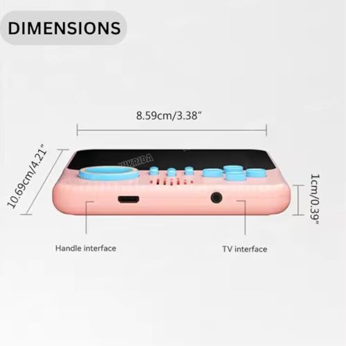 Image of VikriDA G7 Retro 3.5-Inch LCD Color Screen Handheld Game with Gamepad Support Console Mini Ultra-Thin 666 Built-in Games Player Gift for Kids - Multicolor