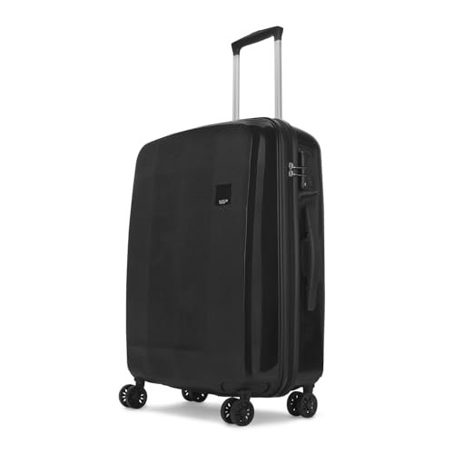 Image of VIP Rigel Check-in 79 Cm (Large) 8 Wheels Trolley Bags for Travel, Hard Case Lightweight Bag with TSA Lock and Wet Pouch Suitcase for Travel (Black)