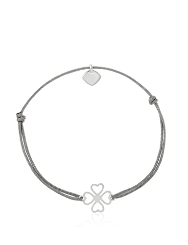 Thomas Sabo Damen Armband Grün Little Secret Kleeblatt 925 Sterling Silber LS017-173-5-L20v