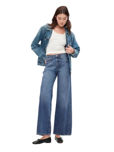 GAP Women's High Rise Wide Leg Jeans