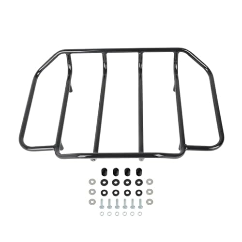 Porte-bagages moto Touring King Chopped Razor Pak 1984-2025 de coffre noir