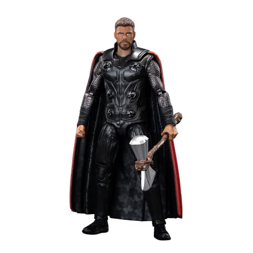 Image of ZD Toys Action Figure - 7 Inch Thor, Premium Superhero Collectibles, Durable PVC Material, Ideal Gift for Collectors & Fans, Ages 15+ Years