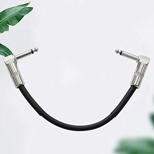 EXCEART Guitarra Patch Cable Cabo de Áudio Instrumento Instrumento Musical Acessório- 15 Centímetros