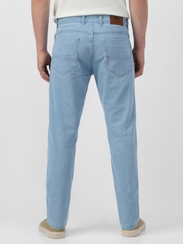 Image of NeoStreak Men's Regular Fit Washed Jeans Stretchable