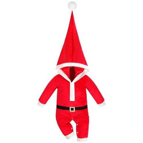 Hifot My First Christmas Baby Girl Boy Romper Christmas Outfits Newborn Long Sleeve Jumpsuit + Hat Infant Clothes Set Hifot My First Christmas Baby Girl Boy Romper Christmas Outfits Newborn Long Sleeve Jumpsuit + Hat Infant Clothes Set