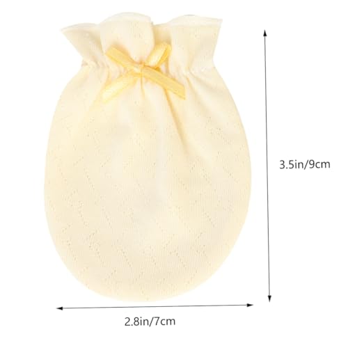 6pairs Newborn Anti-scratch Gloves Pure Cotton Mittens for Boys Girls Gentle Elastic Wrist for Comfort Easy to Clean and Keep Warm Protective Accessories2