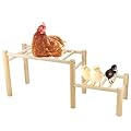 Vehomy Chicken Perch - Roosting Ladder for Chicken Coop - Jungle Gym & Toys for Poultry