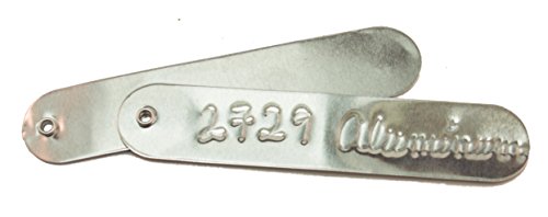 Pack of 100 Flexible Aluminum Write-On Tags with Copper Wires - Ideal for Labeling Plants, Inventory, and More