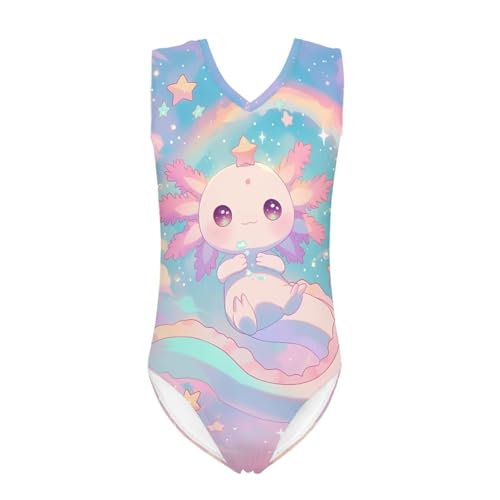 Image of Girls Swimsuits Size 3-14 Kids Summer Sleeveless One Piece Bathing Suit Beach V-Neck