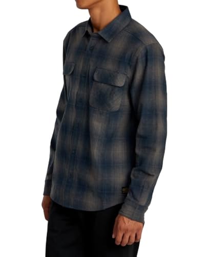 RVCA Men's Dayshift Flannel Long Sleeve3