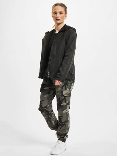 Brandit Women Frontzip Windbreaker, Farbe: black, Größe: L