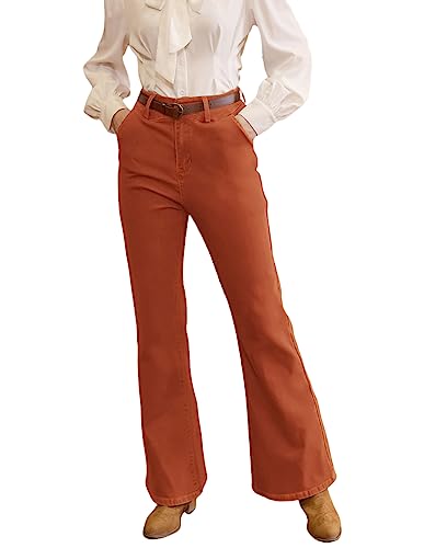 Belle Poque Damen Stretch Skinny Jeans Wide Leg Jeans Denim Hose mit...