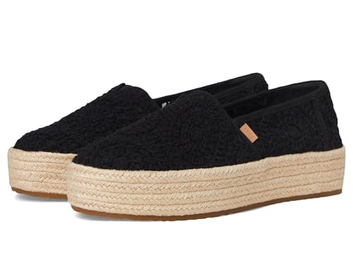 Image of TOMS Women's Valencia Platform Espadrille, Textile Upper, OrthoLite Insole