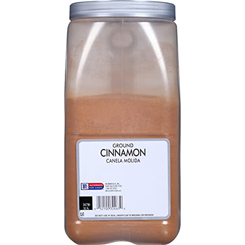 McCormick Culinary Ground Cinnamon, 5 lb - One 5 Pound Container of Bulk Pure Ground Cinnamon Powder, Perfect in Baking Cakes, Cookies, Pies, Custards, Puddings and More