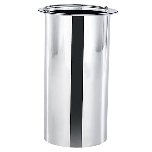 BESPORTBLE Cubo Metálico Para Brochetas De Acero Inoxidable 25 Cm Para Barbacoa Exterior, Soporte y Recipiente Para Brochetas y De, Gran Capacidad y Diseño Integrado