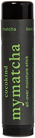 Cocokind Mymatcha All-Over Moisture Stick, Lip Balm and Eye Cream for Dry Skin, With Organic Coconut Oil and Beeswax, Green Tea Mask Stick