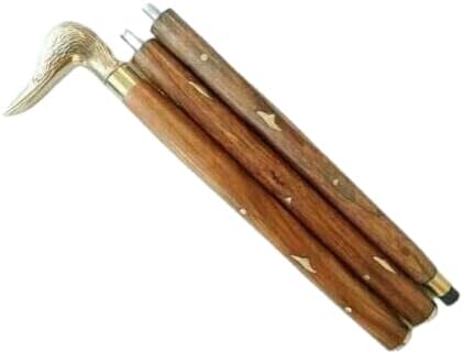 Vintage Walking Stick Antique Duck Handle Wooden Walking Canes Brass Handle Walking Sticks Victorian Walking Cane Adult Walking Stick Gift