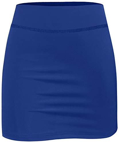 Image of BLEVONH Women Tennis Skirts Inner Shorts Elastic Sports Golf Skorts with Pockets