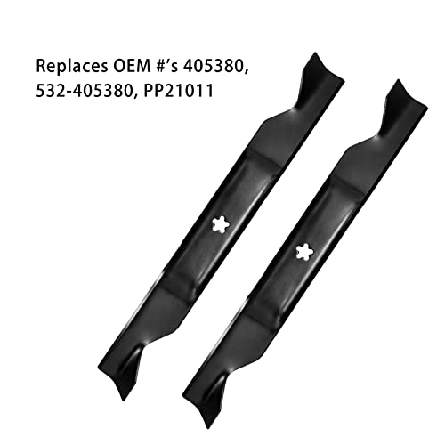 Parts Camp 532405380 Mower Blades 46" Cut For Husqvarna Craftsman Poulan Ayp 405380 594892801 403107 Pp21011 2 Pack #TOP5