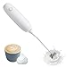 Montalatte elettrico per schiumare, alimentato a batteria, miscelatore portatile per caffè, cappuccino, frappe, matcha, cioccolata calda, frusta, frusta elettrica immagine
