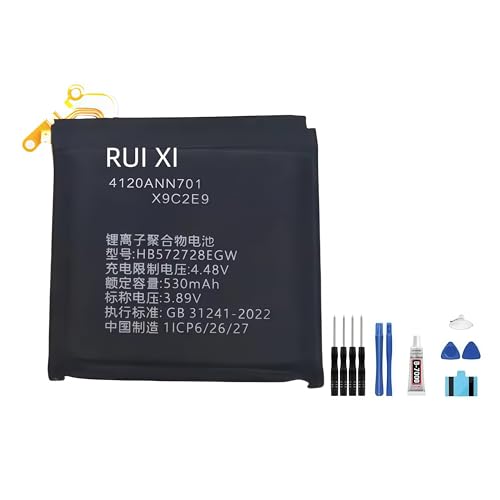 Batería compatible para Huawei Watch GT4/GT5 46mm PNX-B19 530mAh miniatura 1
