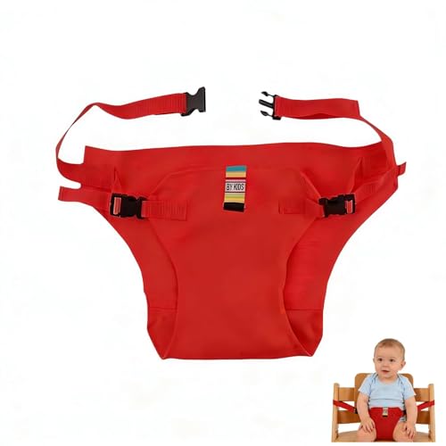 Baby Harness for High Chair - Portable & Adjustable Straps for Safety Seat Feeding - Foldable, Travel Booster Harness Belt for Toddler Dining at Home, Restaurants or Shopping